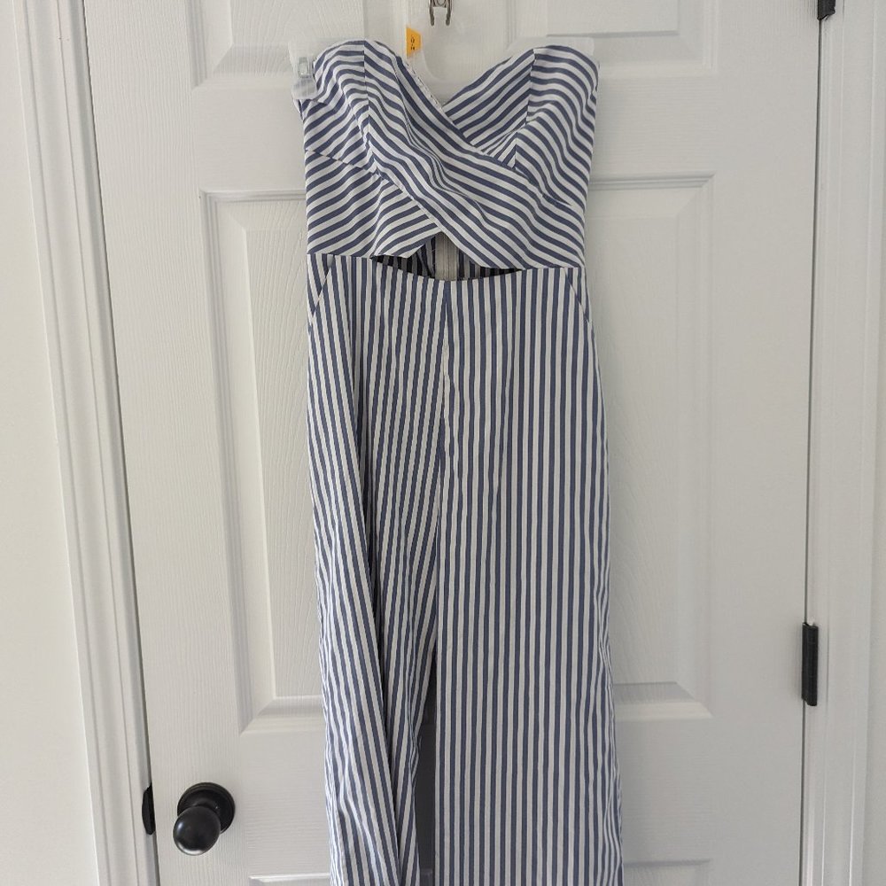 Forever 21 Strapless Romper with Stomach Cut-Out